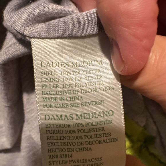 Tangerine Lime Green Puffer Vest - Picture 6 of 8